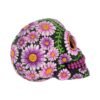 Calavera de pétalos de azúcar de 14,5 cm