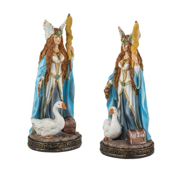 Figura Frigg Diosa Nórdica del Amor, Maternidad, Matrimonio y Sabiduría 21 cm