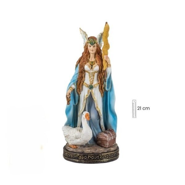 Figura Frigg Diosa Nórdica del Amor, Maternidad, Matrimonio y Sabiduría 21 cm