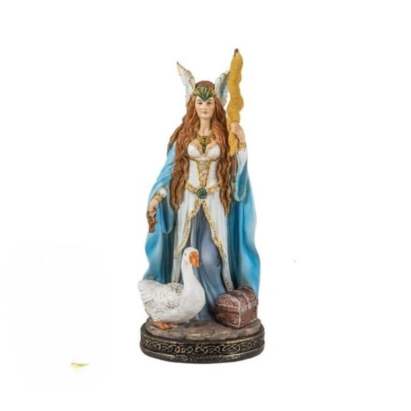 Figura Frigg Diosa Nórdica del Amor, Maternidad, Matrimonio y Sabiduría 21 cm