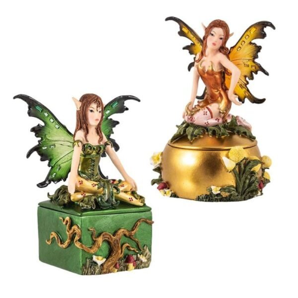 Caja-Joyero Hada Verde 24cm