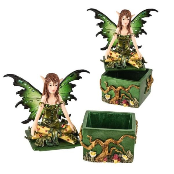 Caja-Joyero Hada Verde 24cm