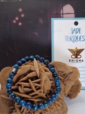 Pulsera de Mineral Jade Turquesa