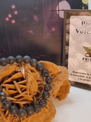 Pulsera de Piedra Volcánica