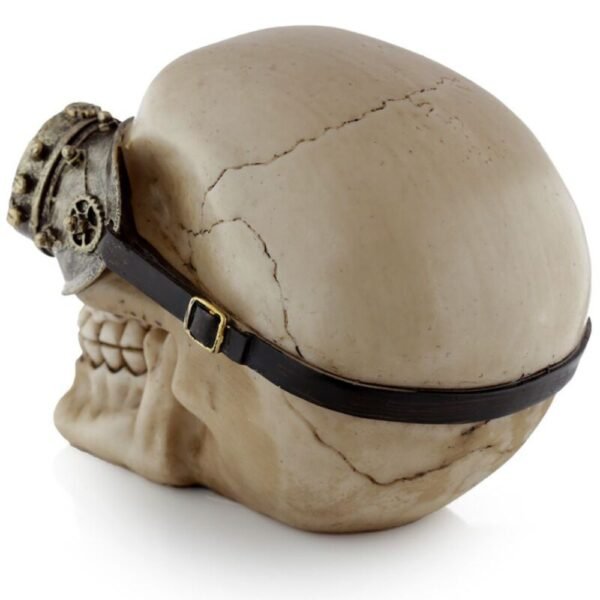 Calavera Estilo Steampunk con Gafas 14cm