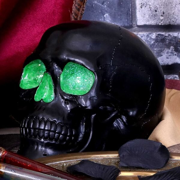 Calavera Geoda Verde 17cm