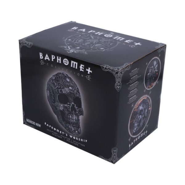 Calavera de Adoración a Baphomet, 19,5 cm "ÚLTIMA UNIDAD"