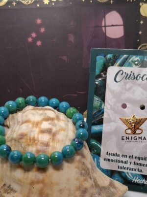 Pulsera de Mineral Crisocola