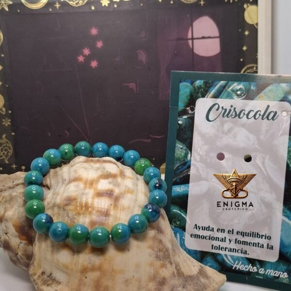 Pulsera de Mineral Crisocola