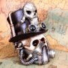 Calavera Steampunk con Máscara Veneciana 19,5 cm "ÚLTIMA UNIDAD"