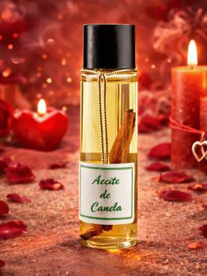 Aceite Esotérico de Canela 15 ml, Pasión, Amor y Atracción