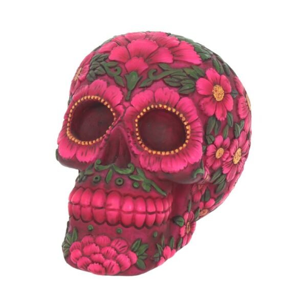 Calavera de Flor de Azúcar de 14,5 cm