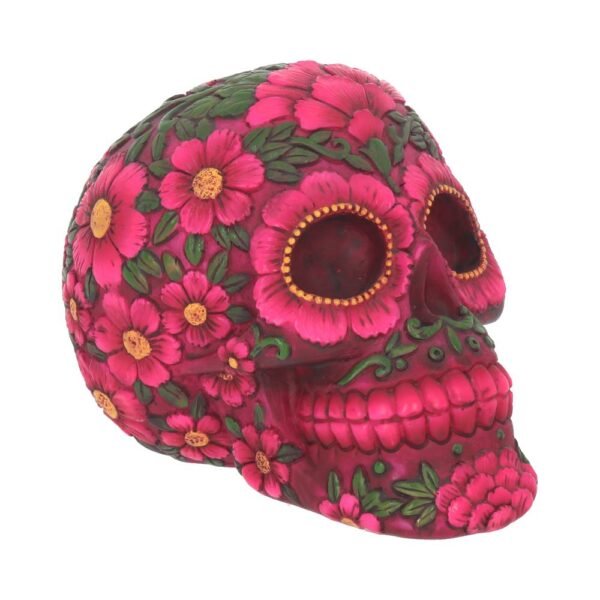 Calavera de Flor de Azúcar de 14,5 cm