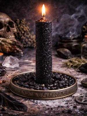 Vela Ritualizada Sal – Corte y Protección Profunda