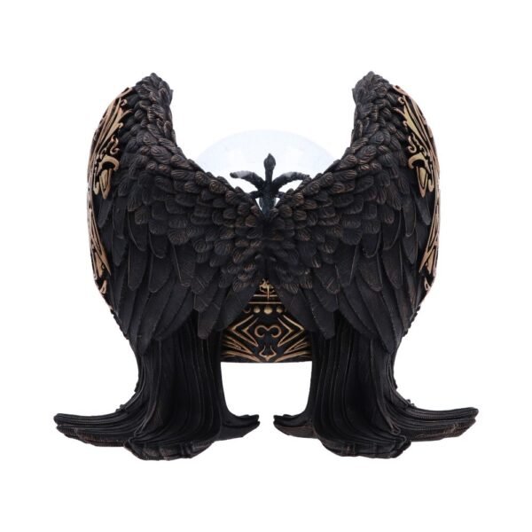 b6404x3-2 Globo de nieve antiguo de Baphomet de 22,5 cm