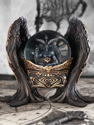 Globo de nieve antiguo de Baphomet de 22,5 cm