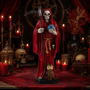 Figura Santa Muerte Roja 20cm
