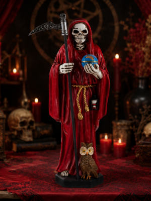 Figura Santa Muerte Roja 20cm