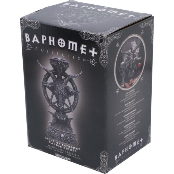 Portavelas Baphomet Light 15,5 cm