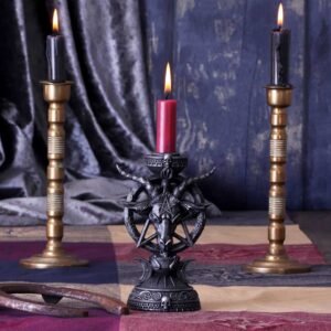 Portavelas Baphomet Light 15,5 cm