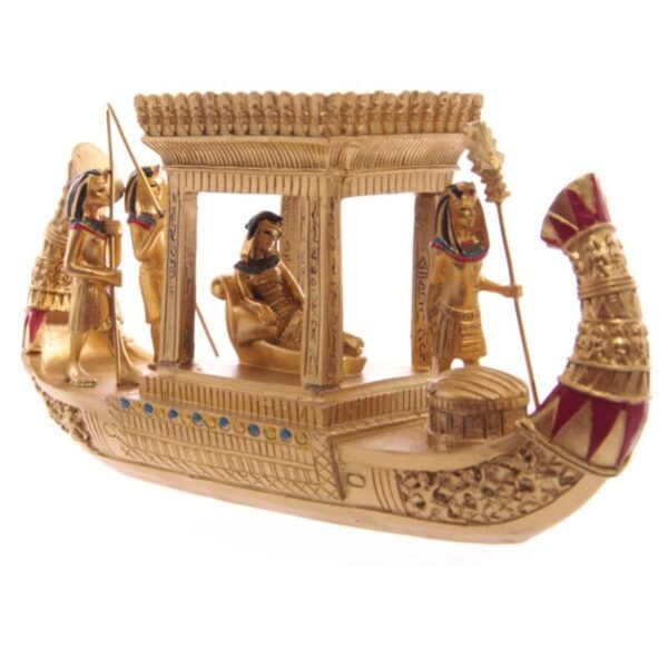 Figura Egipto Bote Egipcio 1 Vaso Canopo Egipcio Dorado