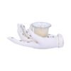u5530t1-3 Portavelas de Quiromancia Blanco (18,3 cm)