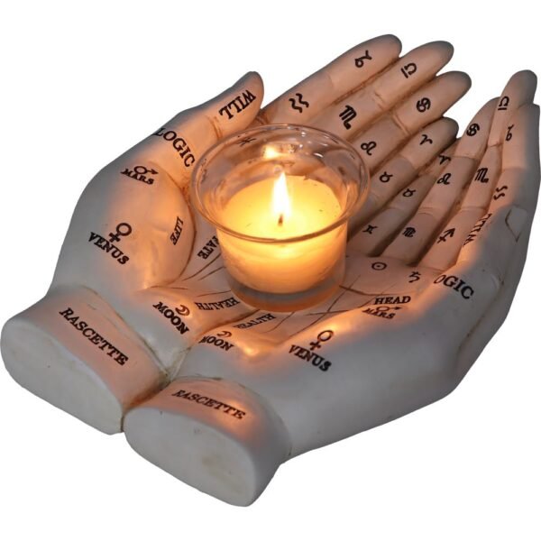 Portavelas Palmist’s Guide Blanco