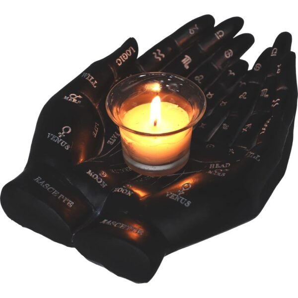 Portavelas Palmist’s Guide Negro