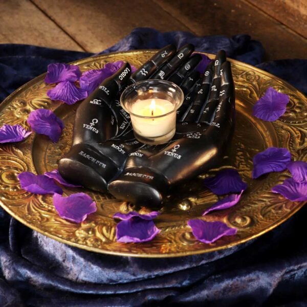 Portavelas Palmist’s Guide Negro