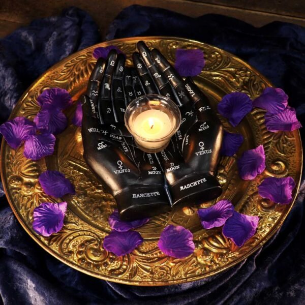 Portavelas Palmist’s Guide Negro